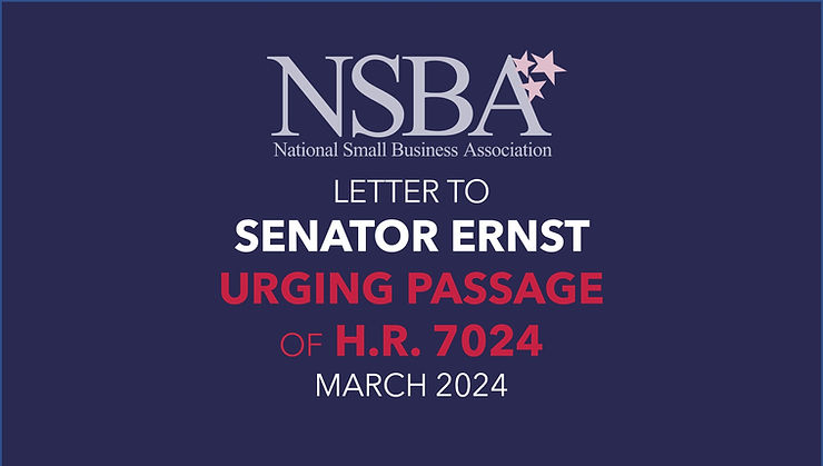 Reinstating Section 174 R&D tax provisions is vital to small business.